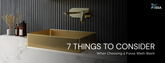 7 Things to Consider When Choosing a Fossa | Wash Basin