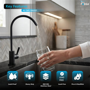 RO Tap/Faucet Premium Stainless Steel Black - Fossa Home