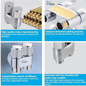 One Tap, Two Uses – Silver Finish Design