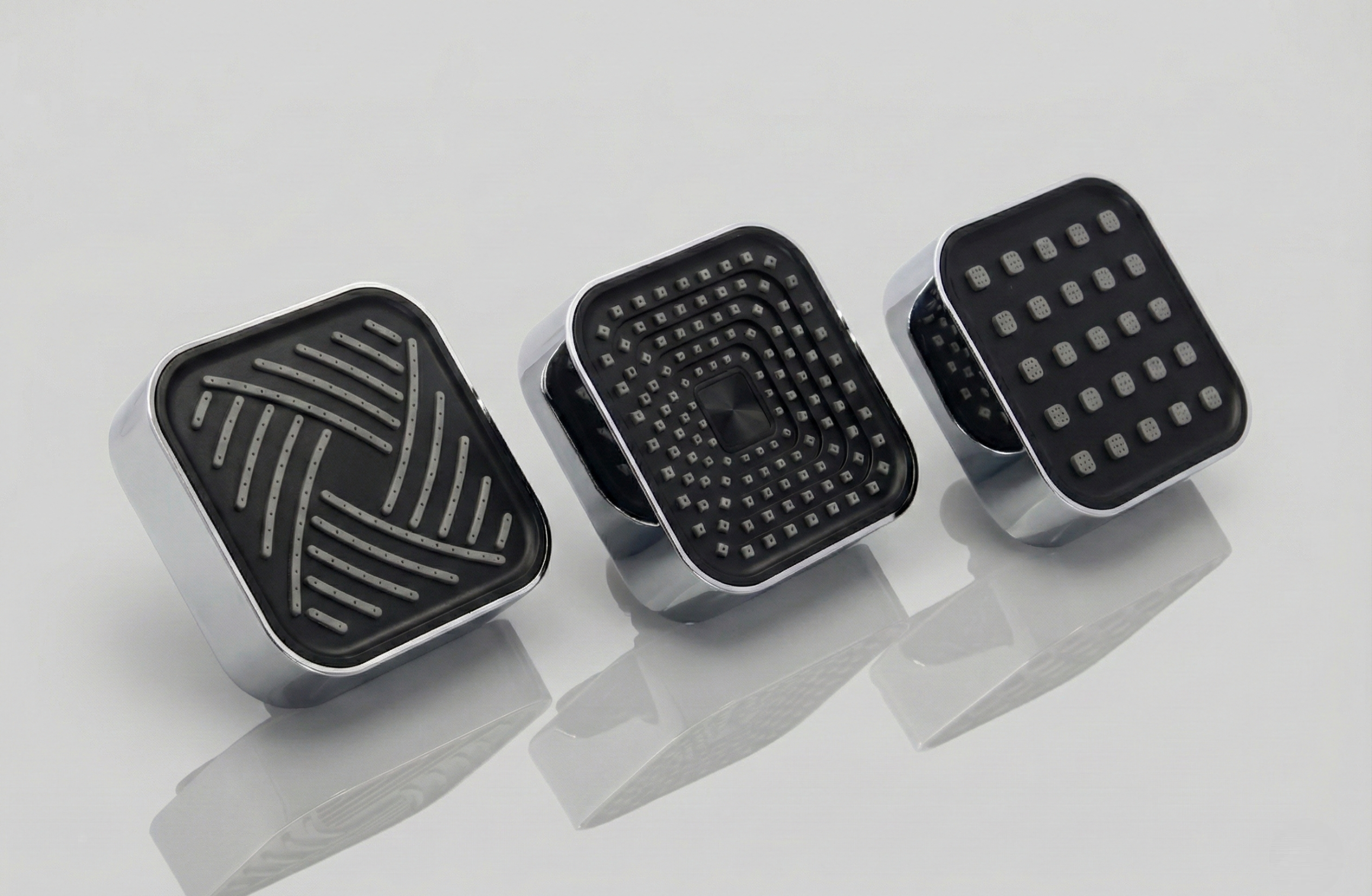 Alpha overhead linear channel drain in stainless steel for modern bathrooms