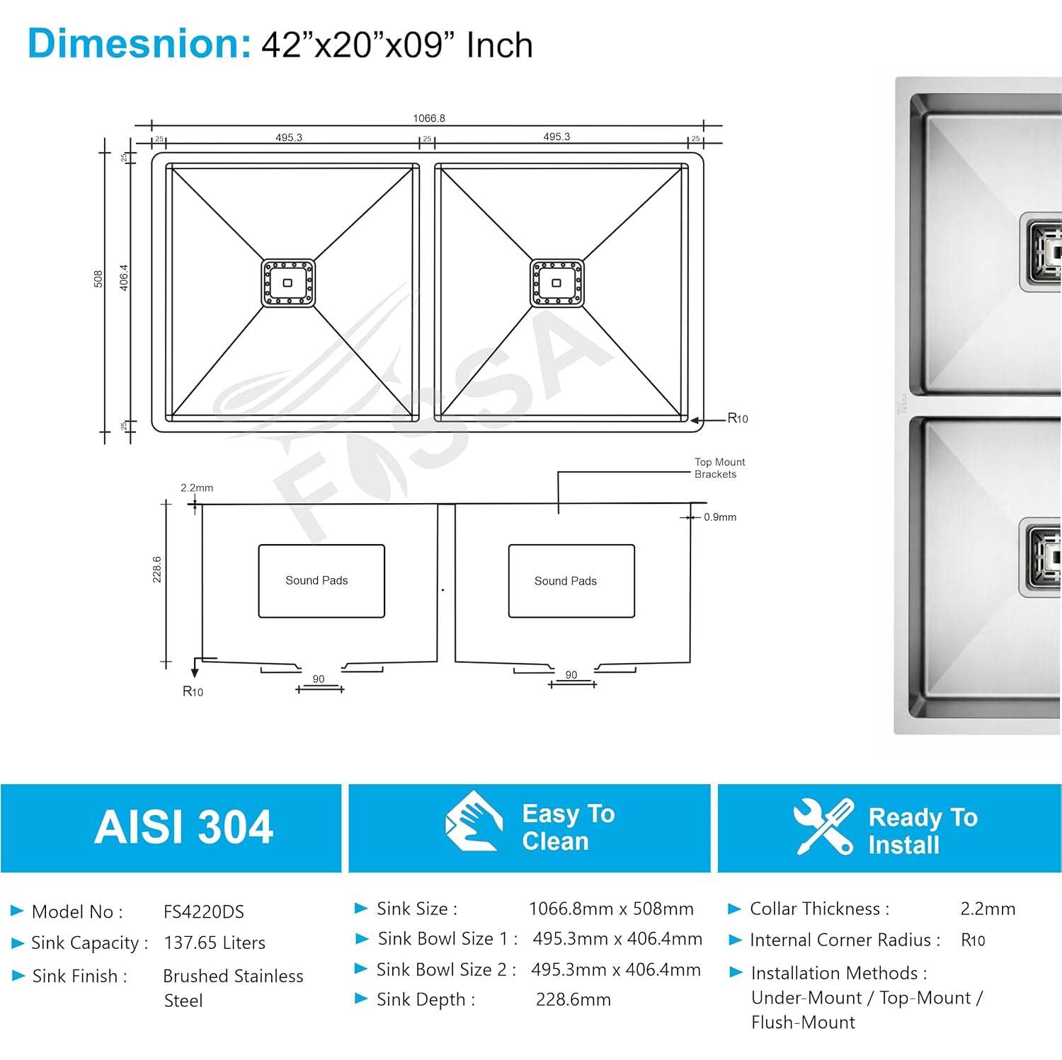 High Quality Stainless Steel Build