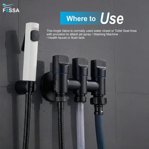 Stylish black finish gives a clean and modern look.