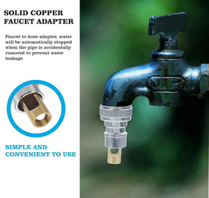 Brass Threaded Tap Adapter 1/2″ & 3/4″ Chrome Finish - Fossa Home