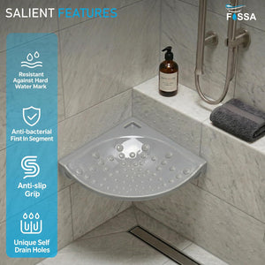Wall-Mounted Grey Foot Rest for Daily Comfort