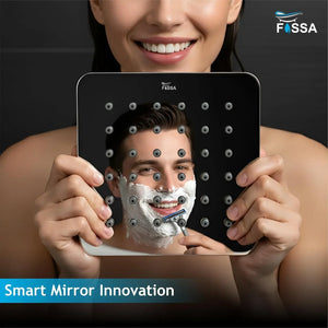 wall mounted overhead shower 4x4 inch chrome stainless steel 9-inch arm