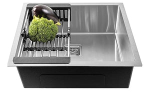 Spacious deep bowl helps wash utensils, pots, pans, fruits, and vegetables easily.