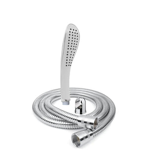 Fossa Dezire Rain Hand Shower, Handheld showers with 1.5 Meter Hose Pipe Stainless Steel and Hook, Chrome Finish (Hand Shower Set) - Fossa Home