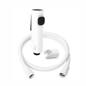 Erica white ABS Health Faucet with 1 Meter Flexible Hose Pipe & Hook - Fossa Home