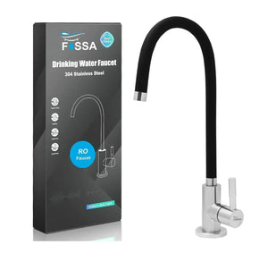 RO Tap/Faucet Flexible Premium Stainless Steel Black - Fossa Home