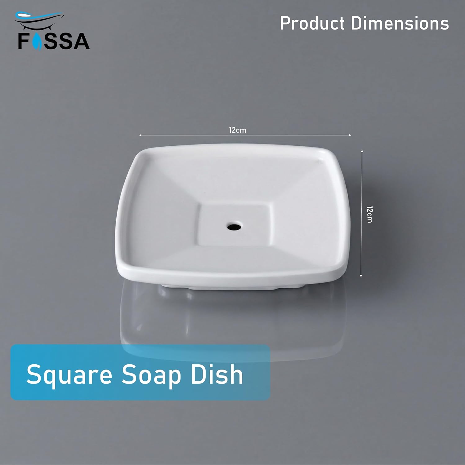 Clean white color enhances any bathroom décor.