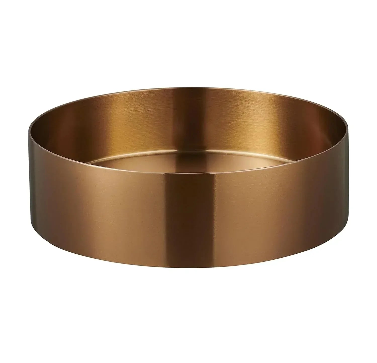 15x15x4 Inch Rose Gold Wash Basin 304 Stainless Steel Wash Basin Table Top For Bathroom - Fossa Home