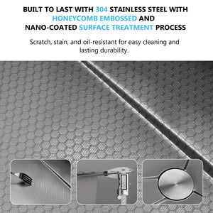 smart piano waterfall kitchen sink, single bowl, design, integrated tap, modern, stainless steel, led, nano honycomb coated, scratch resistant, stylish, workstation, with faucet, multifunction, deep, dishwashing, luxury, easy to clean, anti-stain, modern home,, remodeling, with water flow feature, space saving, contemporary, large capacity, ergonomic, designer, smooth, features, for modern homes, high utility, trending, best, drainage, noise absorption, matte finish, with strainer and accessories, seamless,