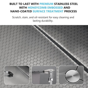 smart piano waterfall kitchen sink, single bowl, design, integrated tap, modern, stainless steel, led, nano honycomb coated, scratch resistant, stylish, workstation, with faucet, multifunction, deep, dishwashing, luxury, easy to clean, anti-stain, modern home,, remodeling, with water flow feature, space saving, contemporary, large capacity, ergonomic, designer, smooth, features, for modern homes, high utility, trending, best, drainage, noise absorption, matte finish, with strainer and accessories, seamless,