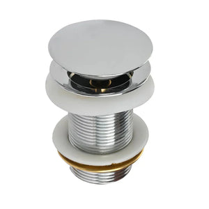 Fossa 3" Inch Brass Pop Up Waste Coupling with Smooth Push Button,Waste Coupling,Drain Out let System Pop up Full Threaded Waste