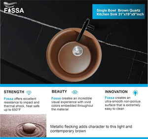 quartz single bowl sink, composite granite, modern scratch resistant, heat, stain proof, noise reduction, elegant design, deep, easy clean, stylish, contemporary fixtures, renovation, under mount, top, large capacity, seamless, long lasting, hygienic surface, food safe, workstation, multifunctional, home improvement, to impact, smooth