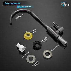 360° swivel, brushed nickel finish, lead-free.