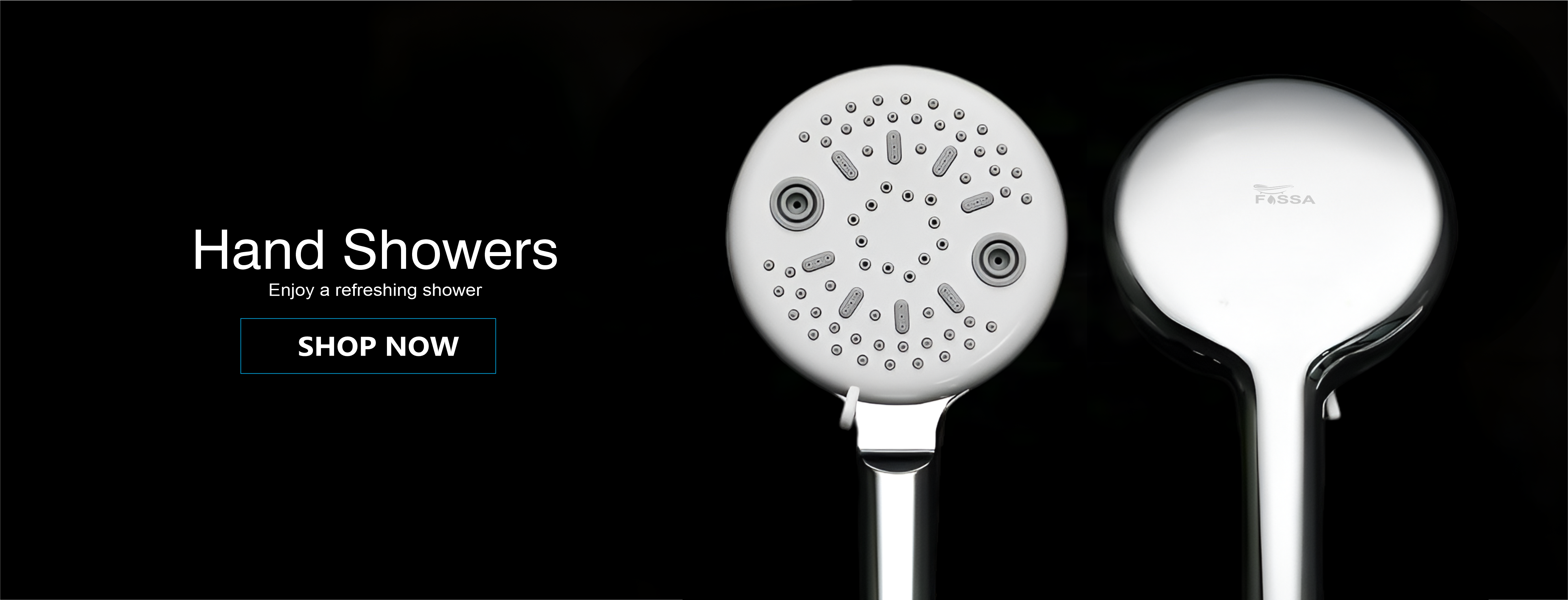 Stainless steel hand shower with sleek design for modern bathrooms