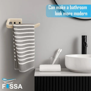 ivory color towel holder abs ceramic finish durable bathroom accessory