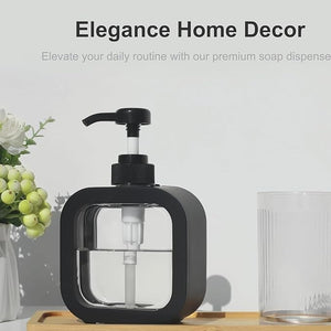 Space-saving wall mount design keeps countertops clean and clutter-free.