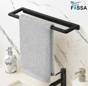 Black quartz finish matches well with modern bathroom interiors.