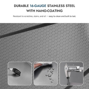 Modern piano waterfall kitchen sink 30x18 inch for daily kitchen use