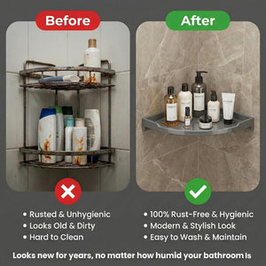 Stylish Wall Shelf for Bathroom, Kitchen & Wash Area Storage