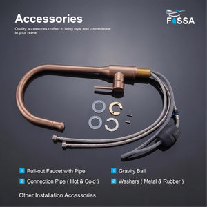 Conveniently adjust hot and cold water according to your daily kitchen needs.
