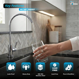 RO Tap/Faucet Premium Stainless Steel Chrome - Fossa Home