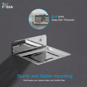 Stainless steel construction resists daily water exposure in wet areas.