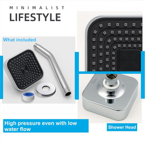 Premium Stainless Steel Overhead Shower for Modern Bathroom