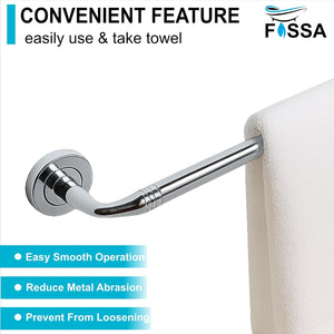 stable rod design suitable for hand towels and bath towels.