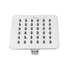 Fossa Colva 4x4 Inch 304 Stainless Steel Square Rain Shower Head | High Pressure Overhead Rainfall Shower for Luxury Bathroom | Durable Rust-Resistant (Chrome Finish)