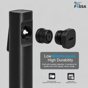 Fossa Erica Black ABS Health Faucet Spray Nozzle for Bathroom Hygiene