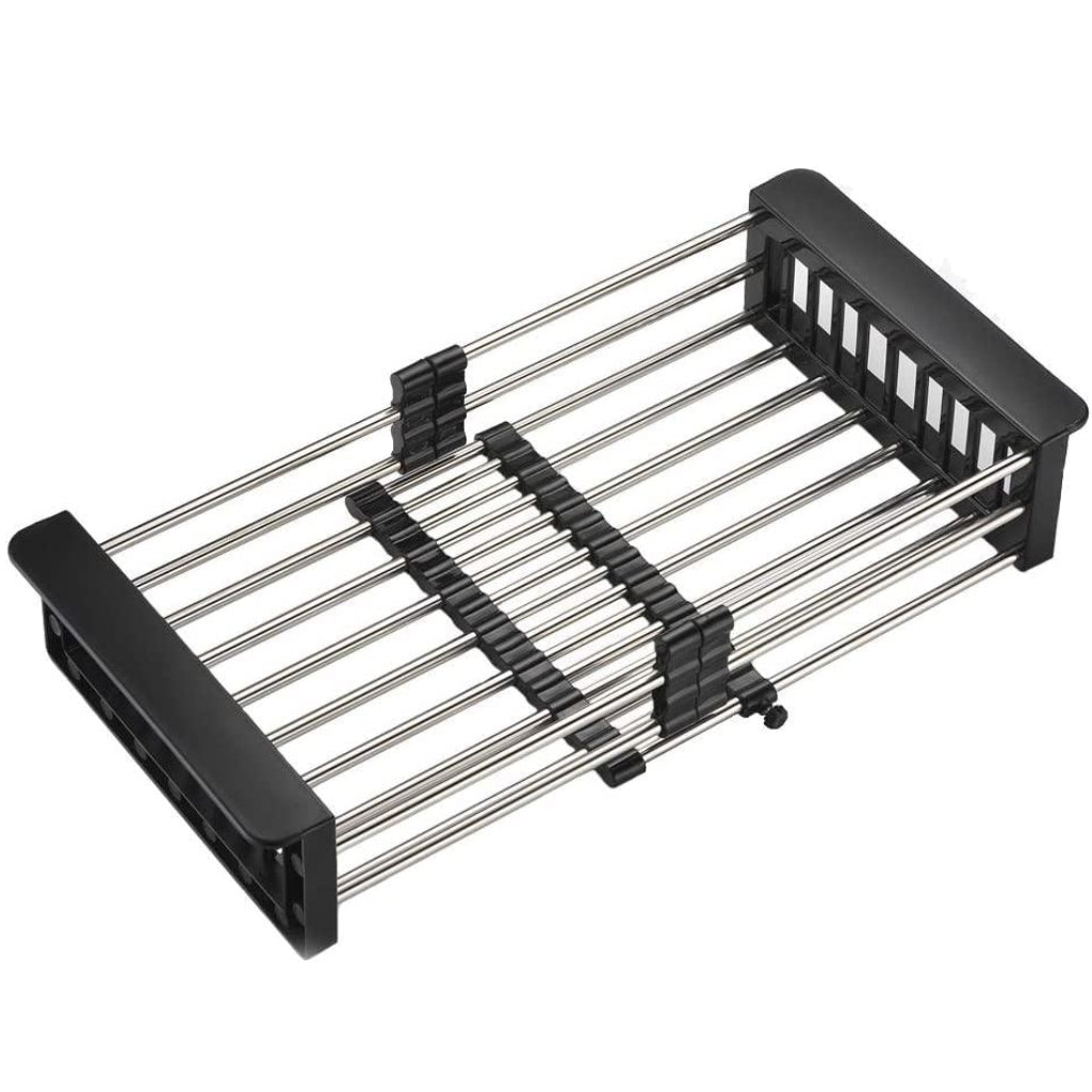 Fossa 18 inch Sink Strainer Drain Telescopic Drain Basket with Adjustable Kitchen Drain Basket - Fossa Home