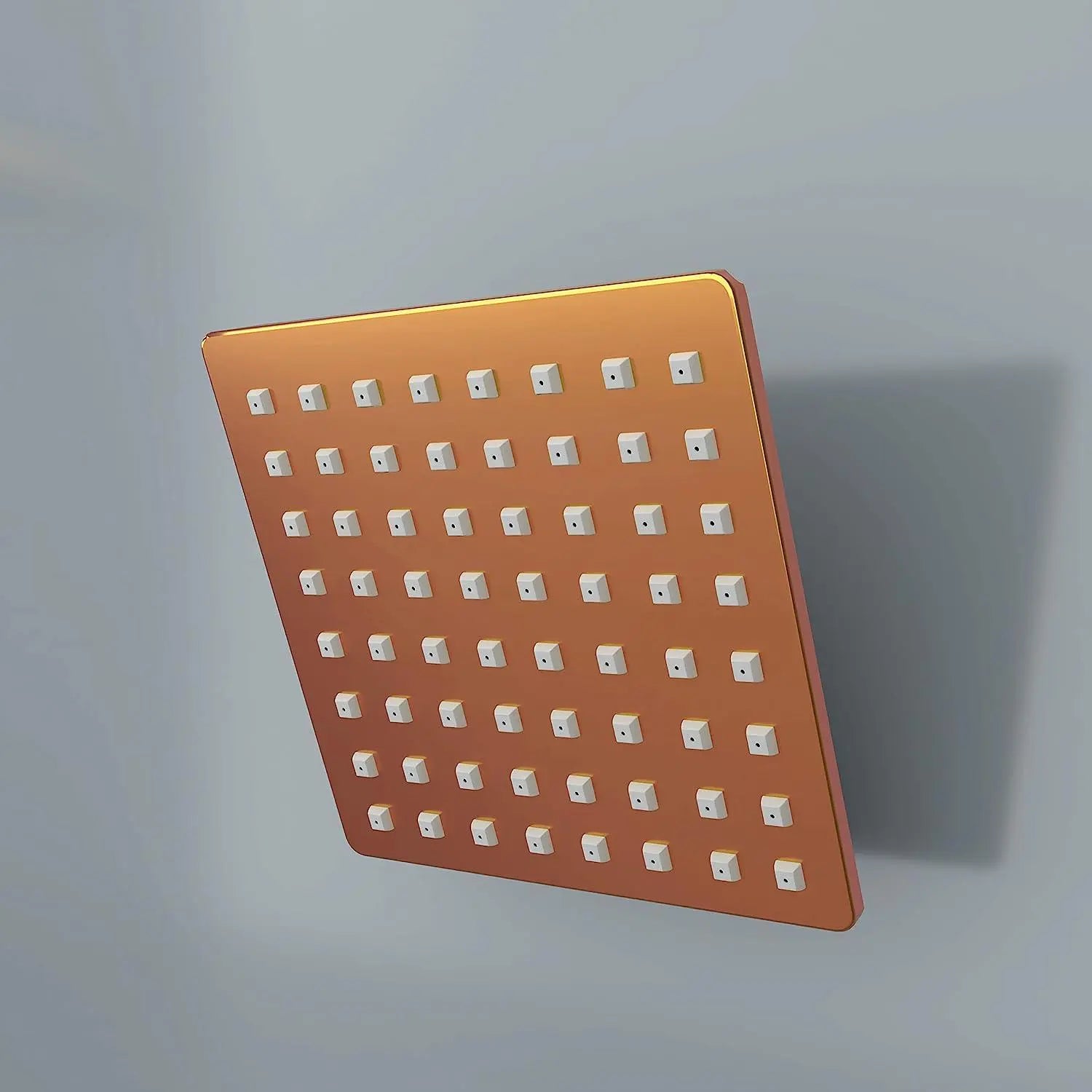 Fossa 8 Inch Rainfall Shower Head Fixed Shower Head 304 Stainless Steel Rain Showers Overhead Wall Mounted, (Copper) - Fossa Home