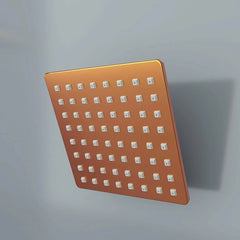 Fossa 8 Inch Rainfall Shower Head Fixed Shower Head 304 Stainless Steel Rain Showers Overhead Wall Mounted, (Copper) - Fossa Home