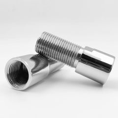 Fossa Brass 2.5 - INCH Extension Nipple, Pack of 2 (Silver) - Fossa Home