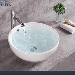 Fossa 3" Inch Brass Pop Up Waste Coupling with Smooth Push Button,Waste Coupling,Drain Out let System Pop up Full Threaded Waste Coupling (Chrome Finish) - Fossa Home