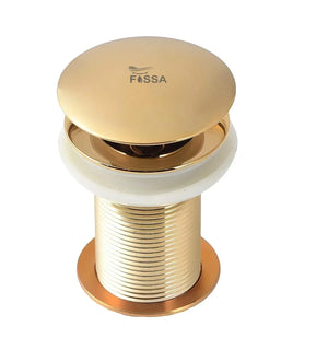 3 Inch Gold Brass Pop Up Waste Coupling - Fossa Home