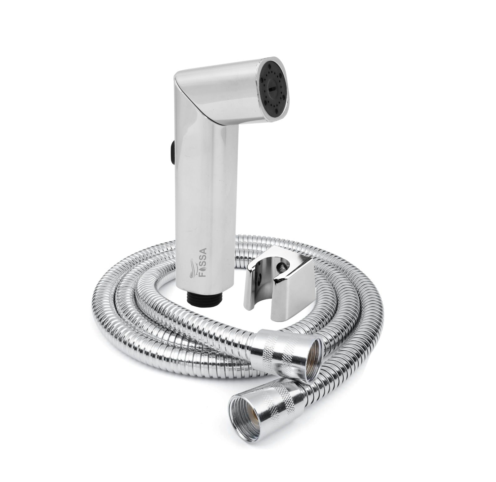 Fossa Dream Health Faucet Bidet Sprayer for Toilet, Handheld Sprayer Cloth Diaper Sprayer Set - ABS (Chrome Finish) | (With Hose Pipe & Hook) - Fossa Home