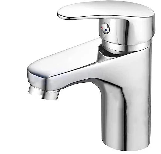 Fossa Taps for Bathroom Sink Chrome Basin Mixer Tap Brass Modern Single Handle Bathroom Faucet FSLF-001 - Fossa Home