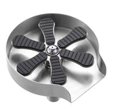 Fossa Glass Rinser for Kitchen Sink,Cup Washer Cleaner for Sink Glass Bottle Washer Cleaner Sink Accessories Stainless Steel (Silver) - Fossa Home