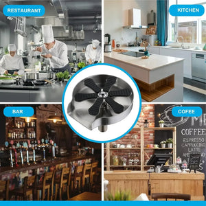 Kitchen Sink Glass Rinser with Heavy Stainless Steel Full Body - Fossa Home