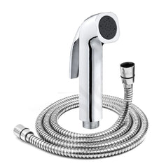 Fossa Health Faucet Bidet Sprayer for Toilet, Handheld Sprayer Cloth Diaper Sprayer Set - ABS (Chrome Finish) | (with Hose Pipe & Hook) - Fossa Home