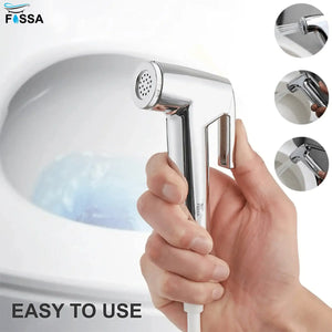 Hand Held Bidet Sprayer,Silver ABS Health Faucet - Fossa Home