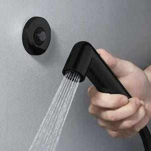 Magnetic Black ABS Health Faucet with 1 Meter 304-Grade SS Hose Pipe & Hook - Fossa Home