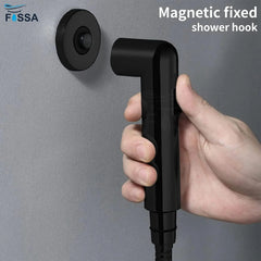 Fossa Magnetic Health Faucet with Magnetic Holder/Bidet Sprayer for Toilet and Bathroom/Jet Spray Black Fossa Home