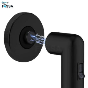 Magnetic Black ABS Health Faucet with 1 Meter 304-Grade SS Hose Pipe & Hook - Fossa Home