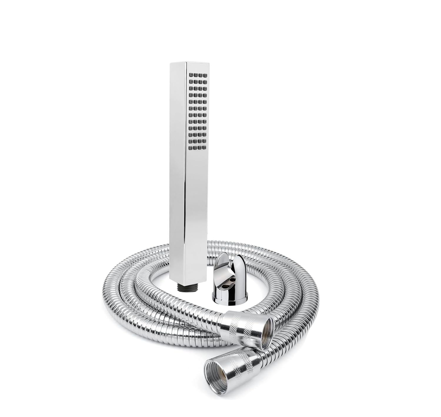 Fossa Hexa Square ABS Hand - Held Shower for Bathroom, High Pressure Shower Set Chrome Finish (Only Hand Shower) - Fossa Home