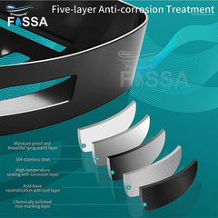 FOSSA Bathroom Shelf, Rustproof Corner Shower Caddy for Bathroom Kitchen Organizer, 304 Stainless Steel (Triangle,1 Packs) - Fossa Home